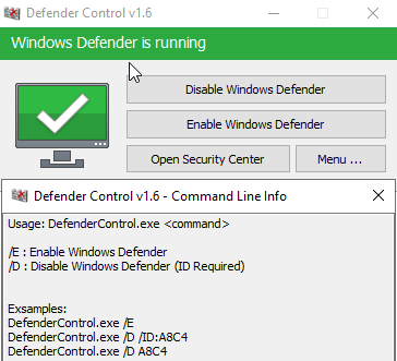 defender control free download